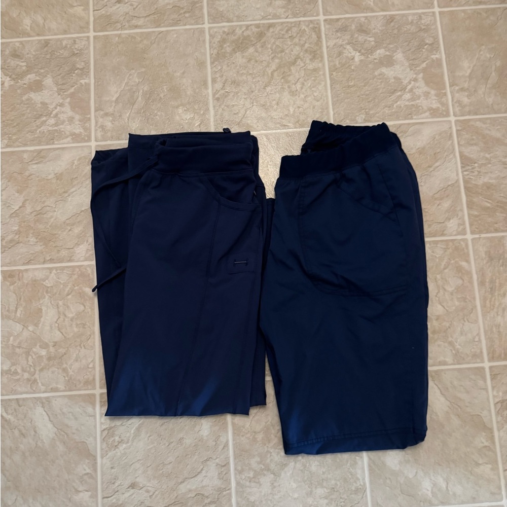 Navy Cherokee scrub pants